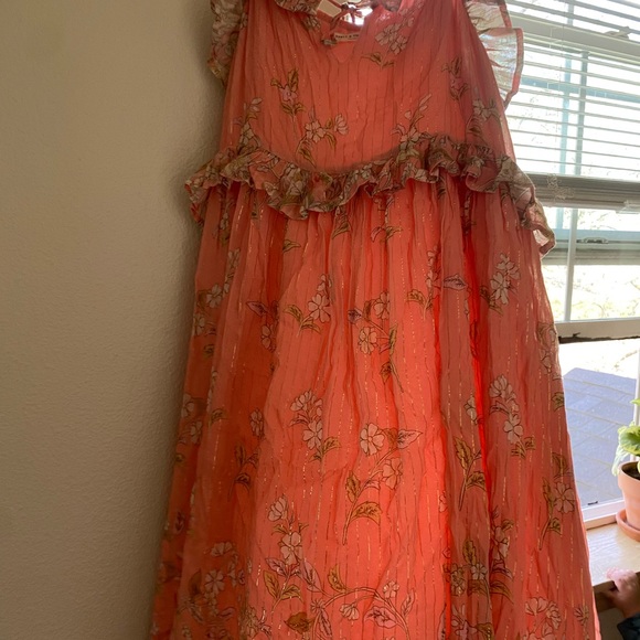 Spell & The Gypsy Hendrix Strappy Maxi Dress, Dusty Pink, M - Picture 10 of 10